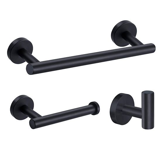hotel wholesale Luxury bathroom accessories for 3 pcs