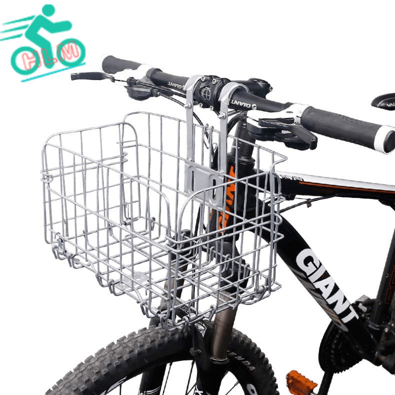 HLM cycling Accessories Rear Front Bike Storage Vegetable Container Bicycle Folding Basket