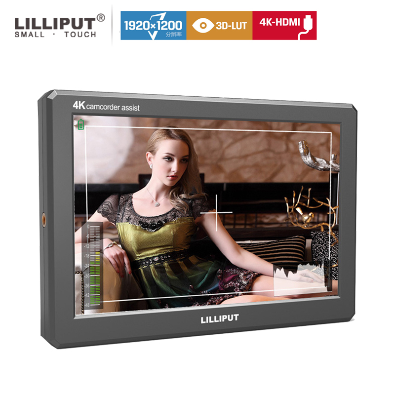 Lilliput A8 8,9 дюймовый 4K монитор камера IPS Full HD 1920x1200 HD-MI на камеру видео полевой монитор для камеры Canon Nikon Sony DSLR