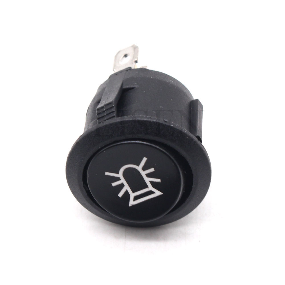 12V 20A Авто черный 3-позиционный круглый тип водонепроницаемый коромысло переключатель для автомобиля лодки