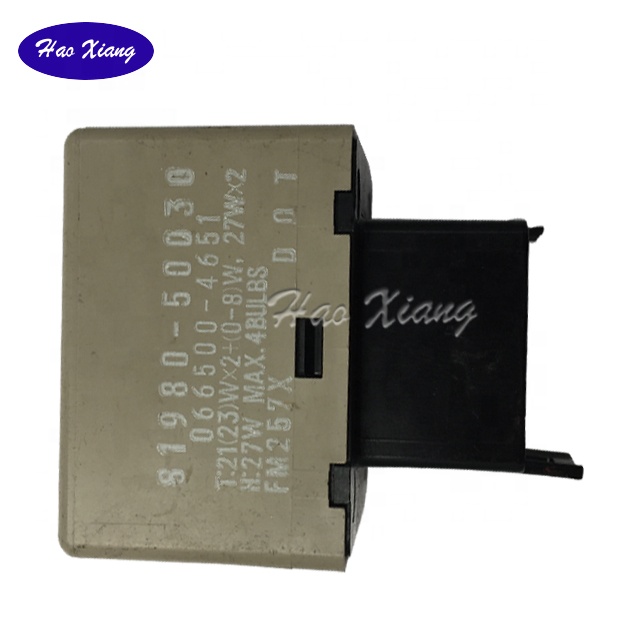 Haoxiang Auto Enigne Parts New Arrival Electronic Flasher Relay OEM 81980-50030/066500-4651 For Toyota