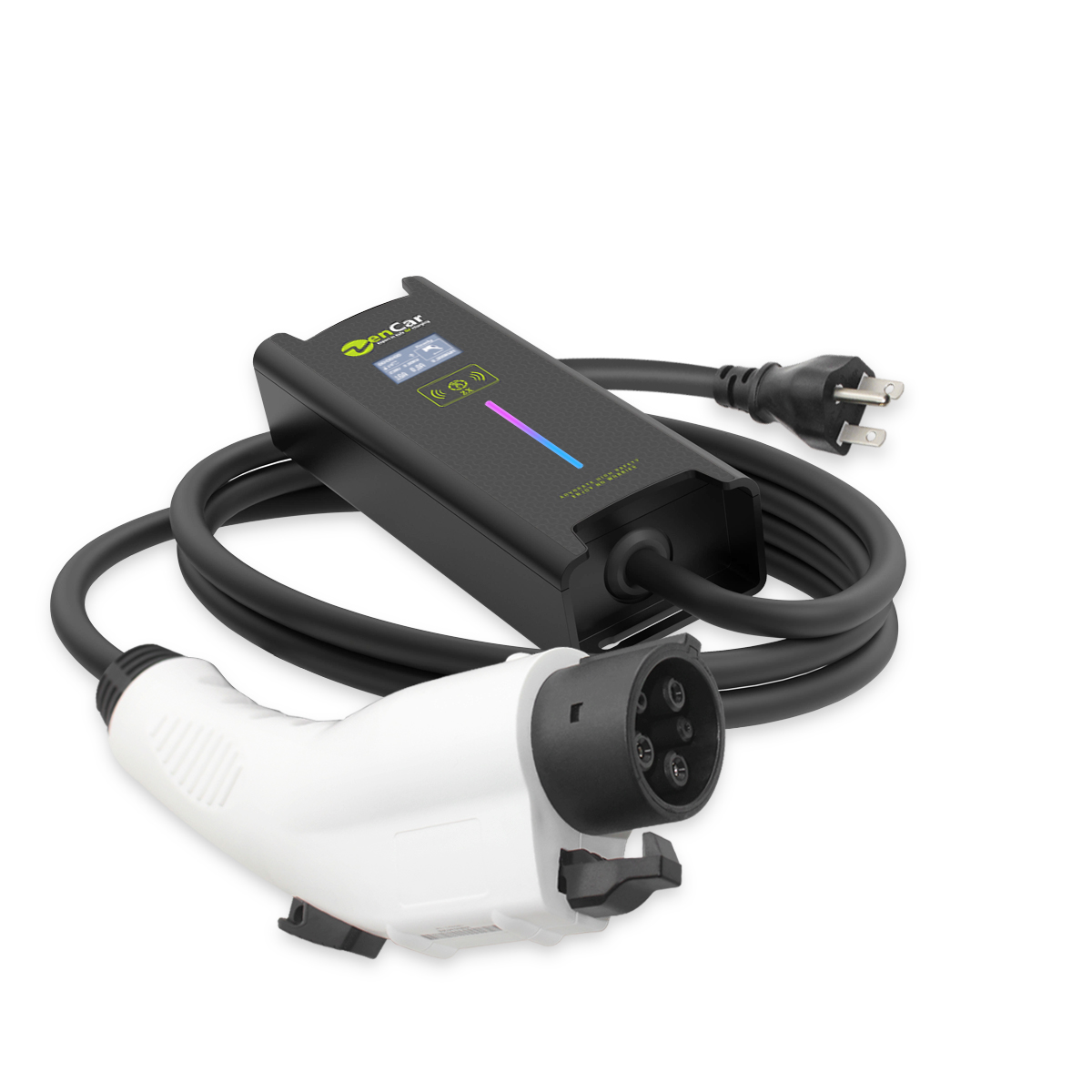 Zencar Type 1 J1772 15 Amp Level 1 Phev Home Charger to Nema 5-15