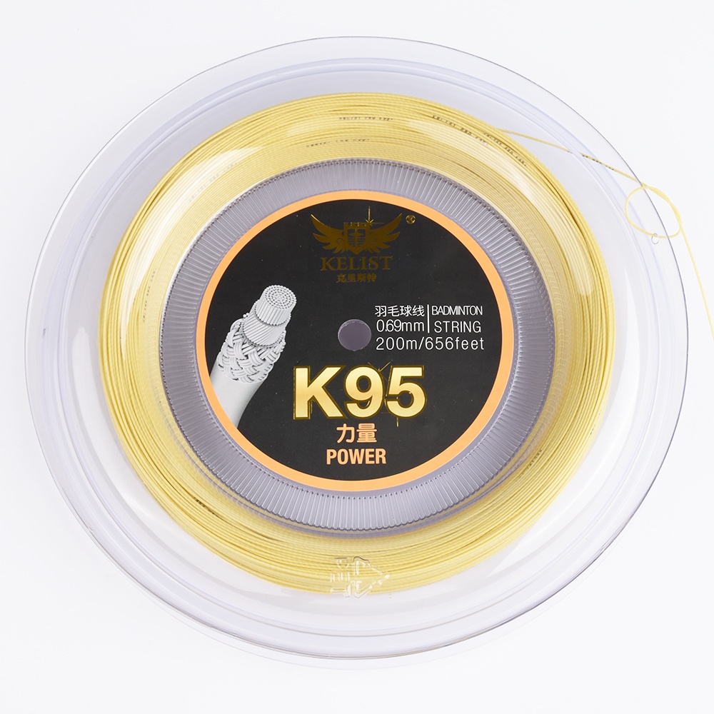 2019 Новое поступление PRO95 0,69 мм 200 м Катушка бадминтон строка