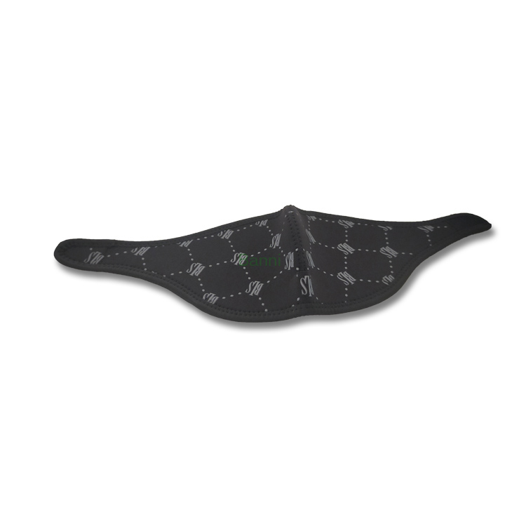Cycling Facemask Black Washable Sports Safety Face Maskes Anti Haze Dust Motorcycle Face Cover