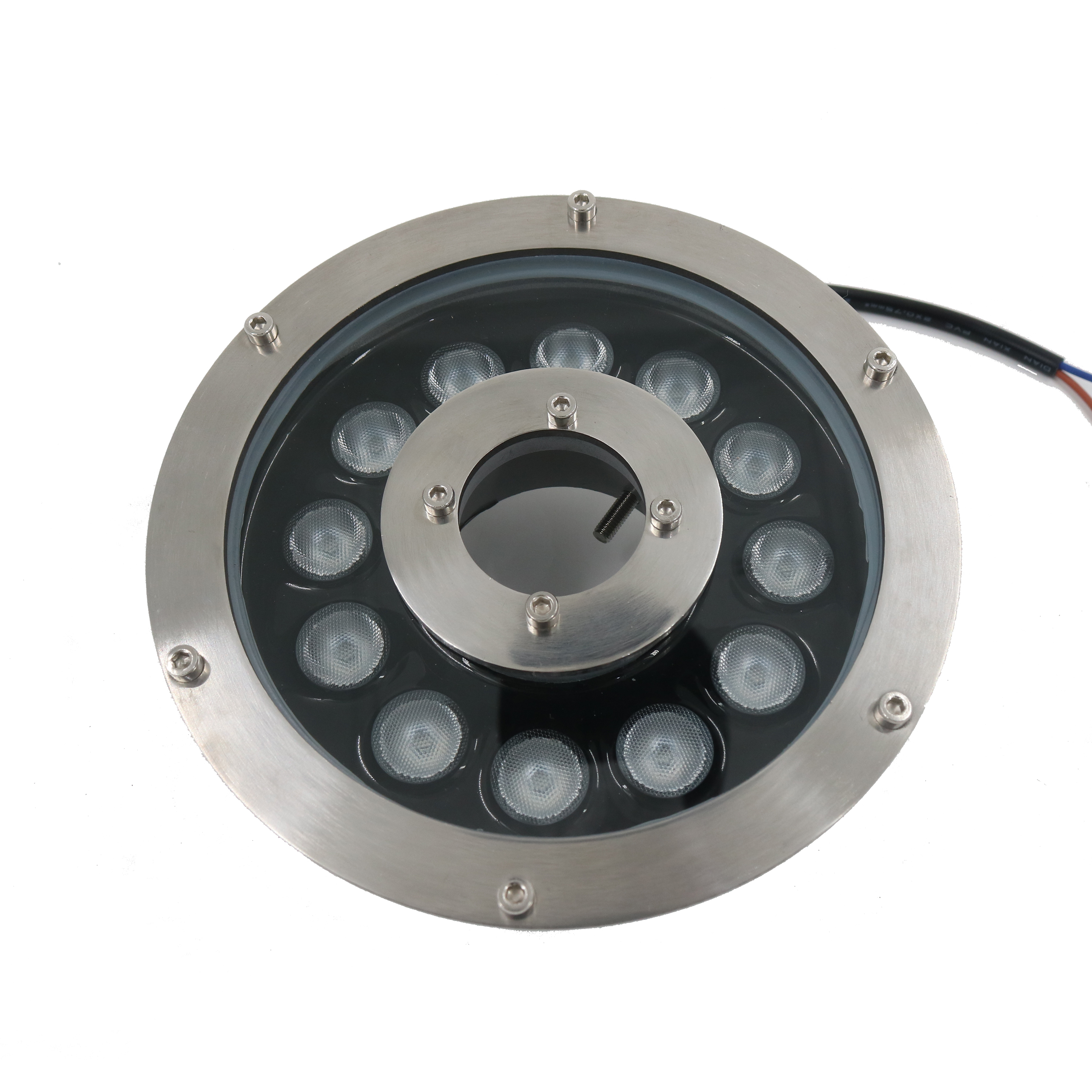 Super Slim Lamp Body Dmx512 6W 9w 12W 18Watt Ac 12v 24v Waterproof Ip68 RGB RGBW LED Swimming Pool Fountain Light