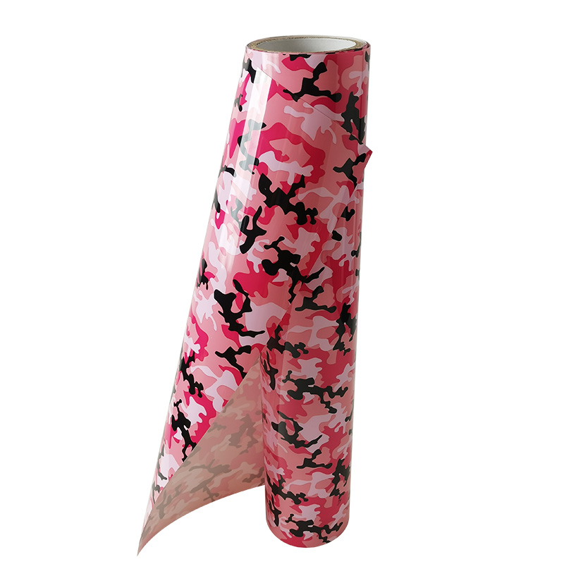 PU camouflage washable durable vinilo textil pu heat transfer cricut vinyl