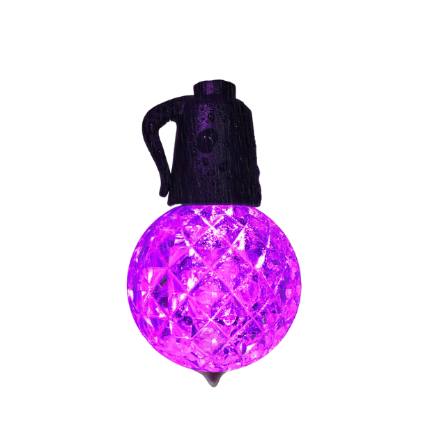 20 Bulbs Crystal Ball Outdoor LED Christmas Tree Decoration String Lights Dimmable RGB Lights