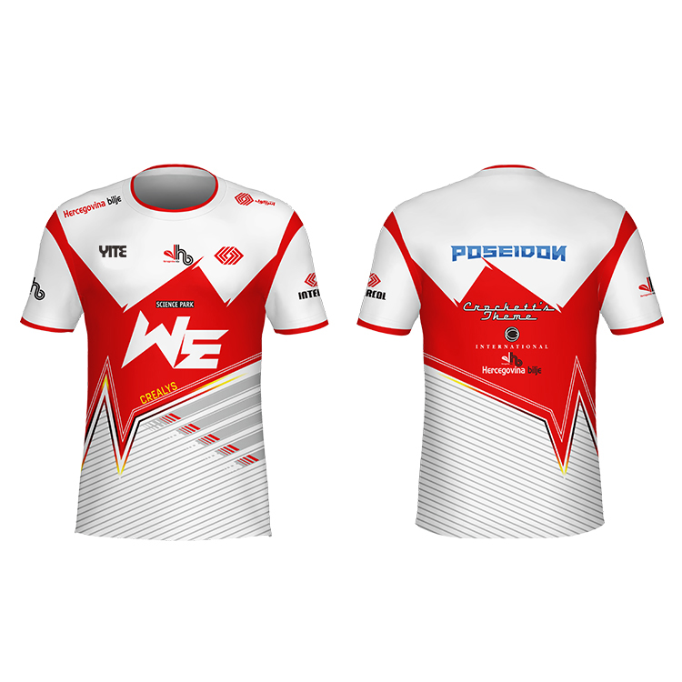 E-sports jersey suppliers produce customized full-sublimation shirt team gaming e-sports jerseys