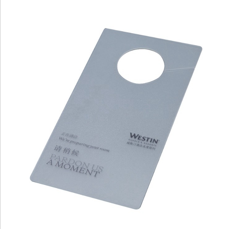 Manufacturer customized PP tag customized identification card plastic tag waterproof plastic frosting hanging certificate
