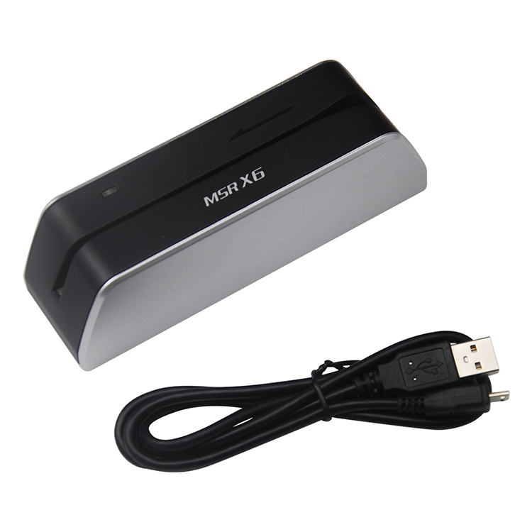Msrx6 USB-накопитель магнитных карт, записывающее устройство HiCo 3-Track