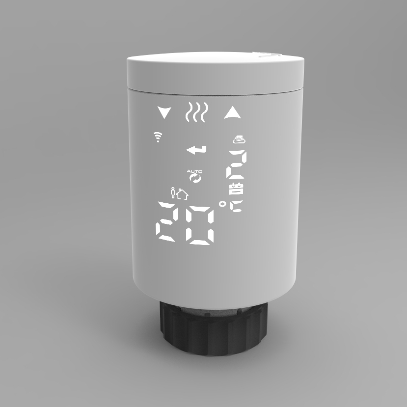 Термостатический клапан радиатора HY368 tuya wifi zigbee TRV для системы отопления радиатора