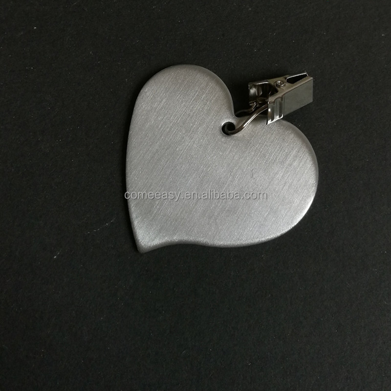 Heart-shaped Stainless Steel Super Cute Table Cloth Weights golden color