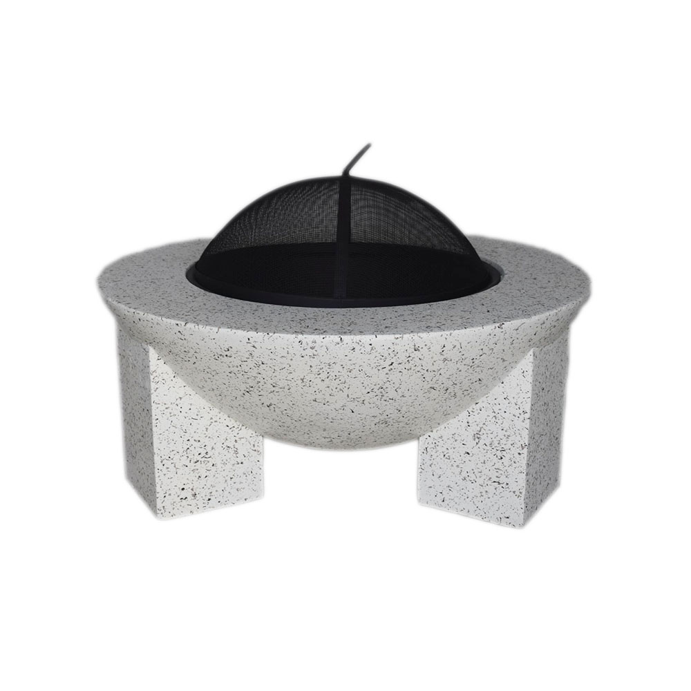 Modern outdoor MGO Iron Fire Bowl round fire pit for Garden Patio Heater, wood Burner