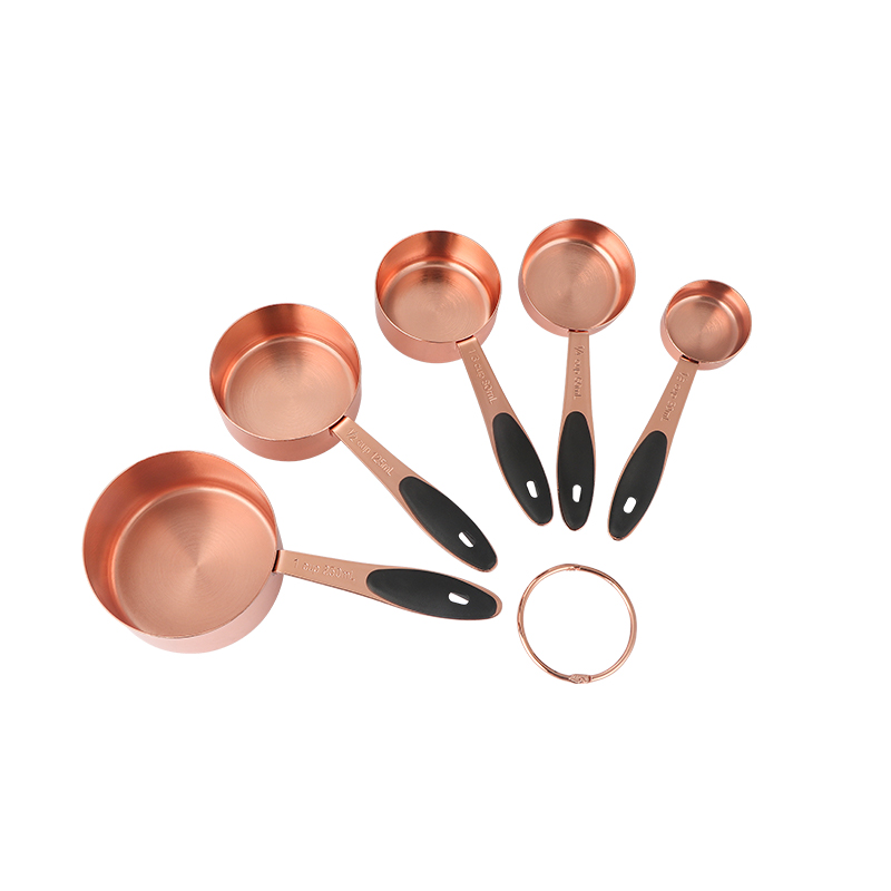 MeasuringCupsSet Sturdy430 Stainless Steel 5 Pieces Heavy Duty Metal Nested Measuring Cup & 5 Pieces