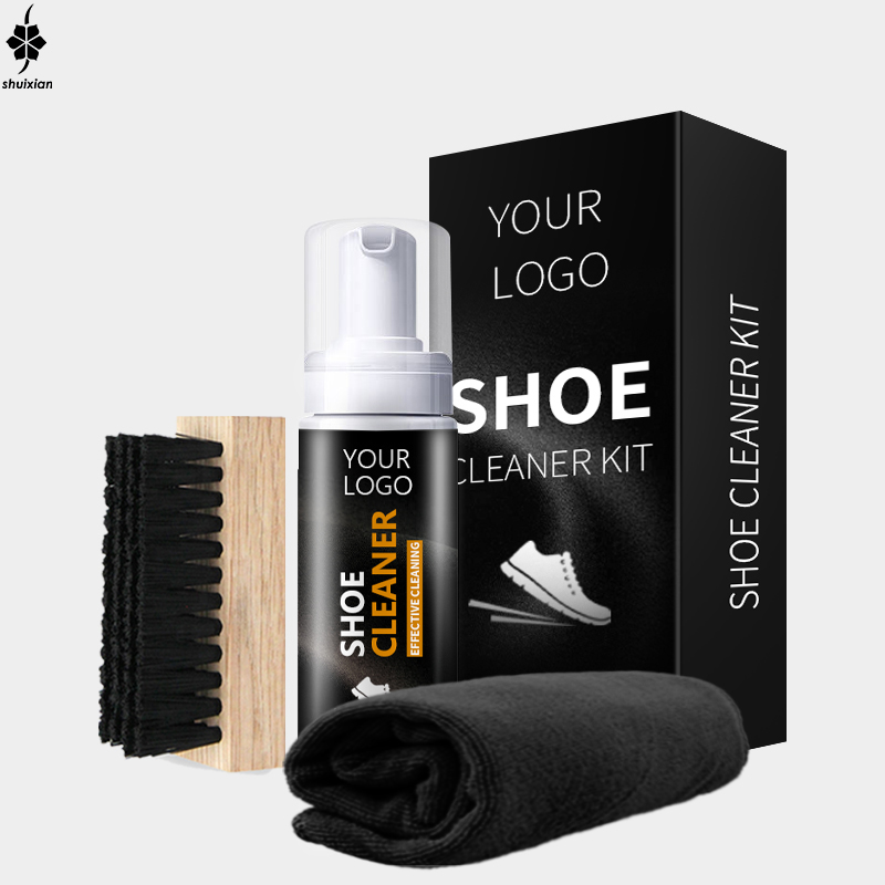 Sneaker Shoe Care Cleaning Kit Includes Sneaker Shoe Cleaner Foam Spray With Brush and Cleaning Cloth