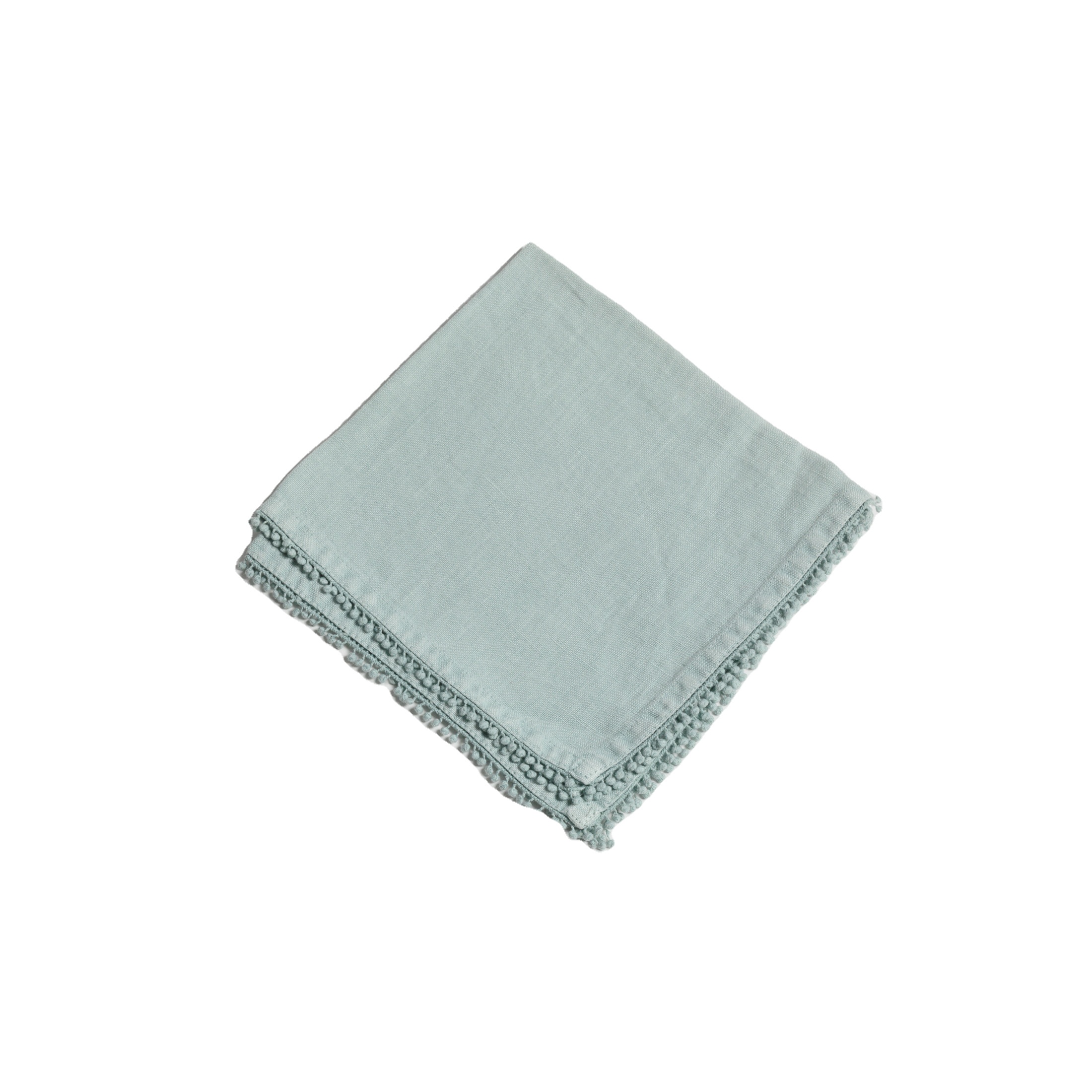 Hemstich Embroidered Linen Placemats and Napkins