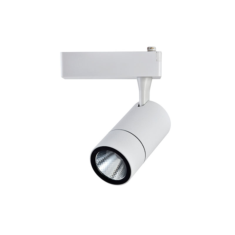 Commercial Light 12W Track Spotlight Indoor Classic White and Black COB LED Track Light