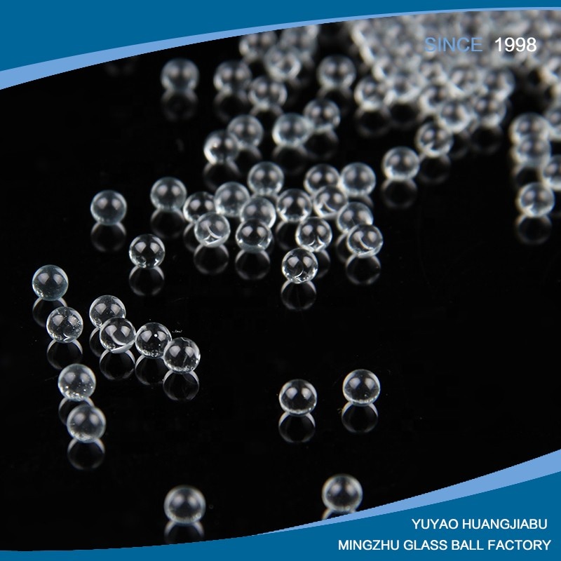 Yuyao Glass ball factory 5mm solid transparent glass ball for sprayer