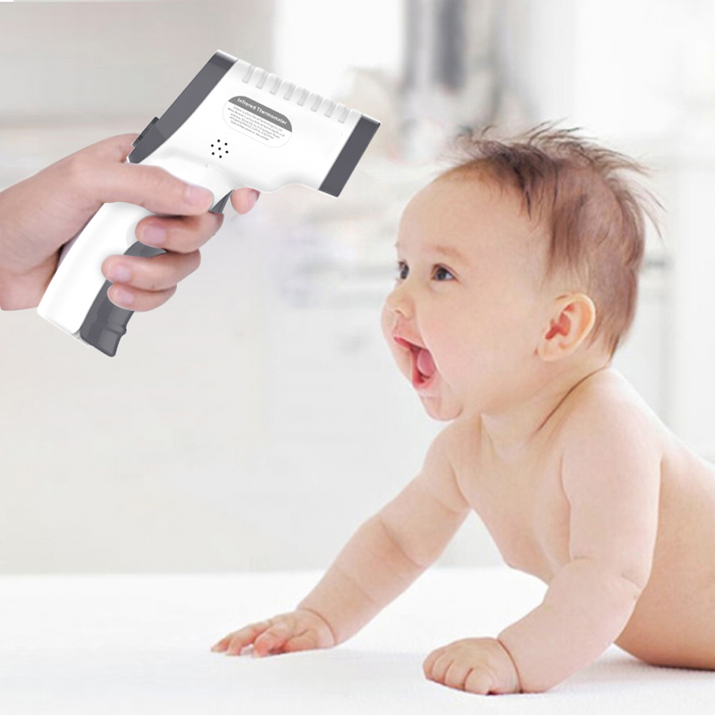 Hot Sale SK-T008 Digital Infrared Thermometer Baby Body Temperature Gun Fever Measure Adult Kids Forehead Contact Ir Thermomete