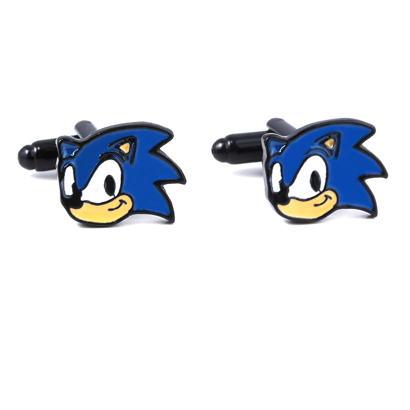 Новый аниме Sonic The Hedgehog сплав эмаль запонки