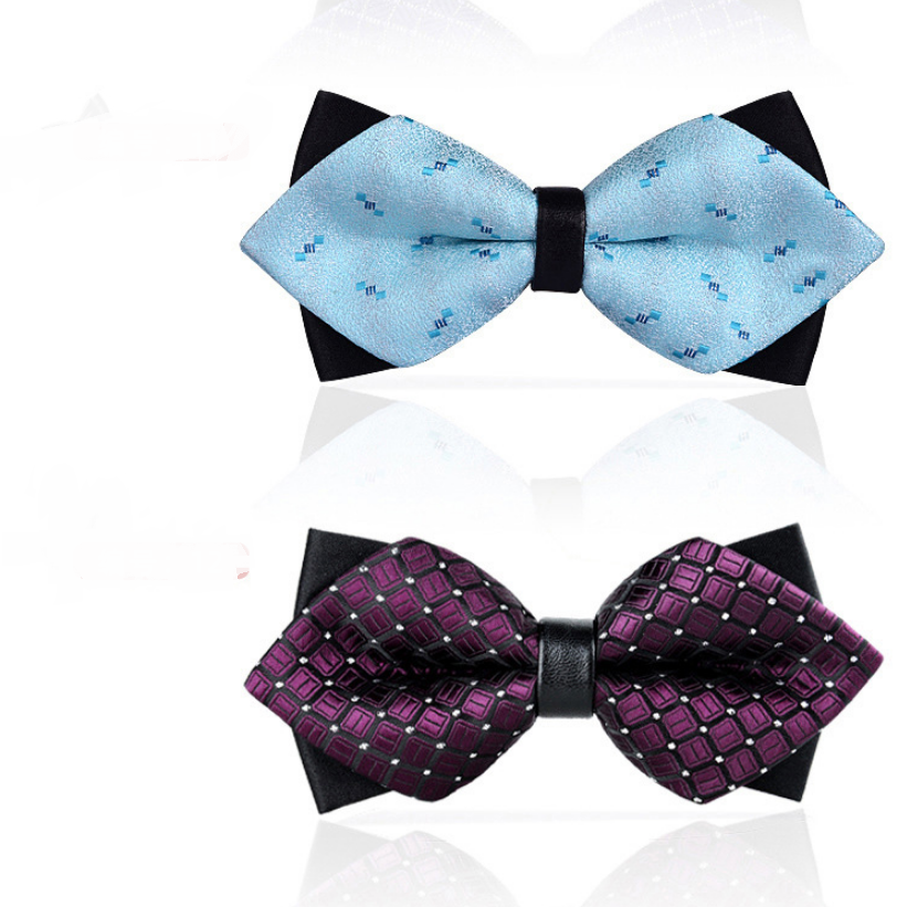 Pointed Bow ties For Men Women Shirts Classic Men's Bow tie Business Wedding Bowknot Adult Solid Bowties Butterfly Suits Tie