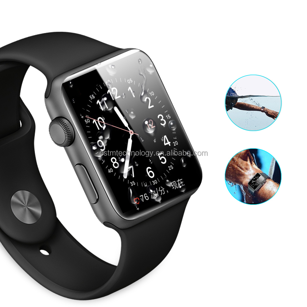 Hidrogel протектор для Apple 0,14 мм De Pantalla De Reloj водонепроницаемый ТПУ Смарт-часы Защита экрана для 38 мм Apple Watch пленка