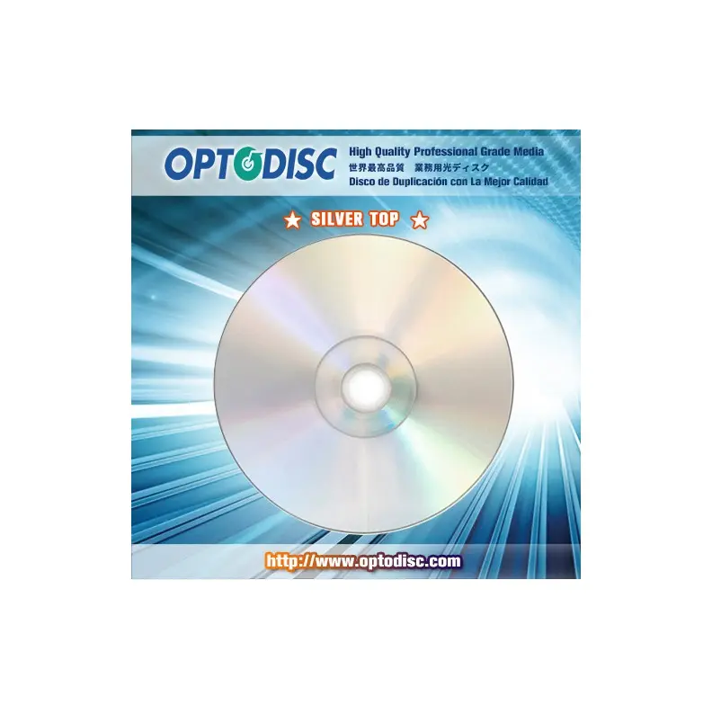 Optodisc Blank BLUE CD-R 52X 700MB Silver Top Duplication A Grade