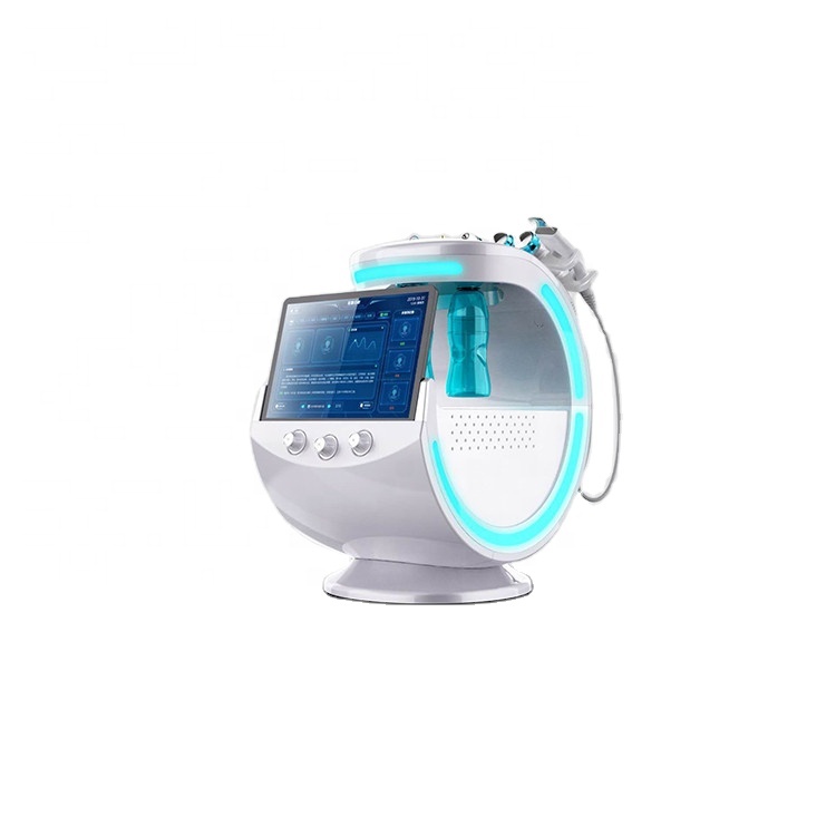 Ультразвуковой RF Aqua 3d волшебный скребок для кожи, дермабразия, хидра, машина для лица с системой анализа кожи