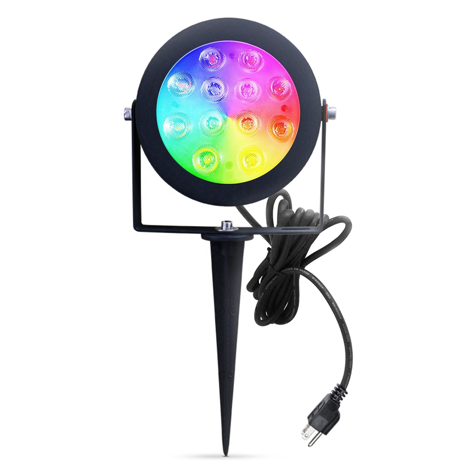 RGBW цикл дерево водонепроницаемый внешний ip65 rgb ландшафтный светильник садовый прожектор точечный наружный светодиодный прожектор