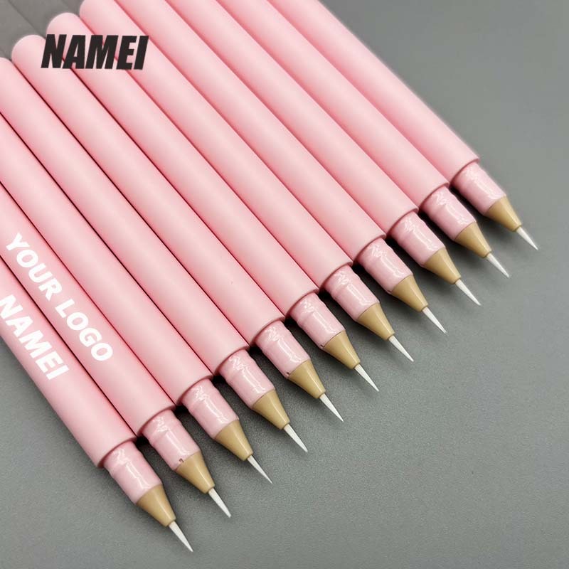 Newest waterproof smooth sticky liquid tube superfine eyeliner lash glue eyeliner glue pen nude packaging