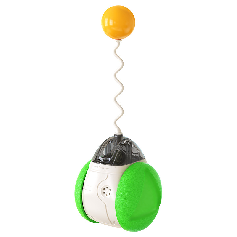 lovely Cat Toy Interactive Teasing Ball Rod Funny Chaser Forth Back Tumbler Balanced Wheel Pet Toys for Indoor Kitten
