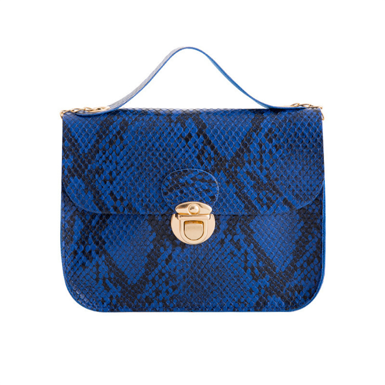 Camino wholesale Snakeskin pattern Pu Leather Women Small Hand Bags Crossbody Small Hand Bags Chain Small Bags For Women Ladies