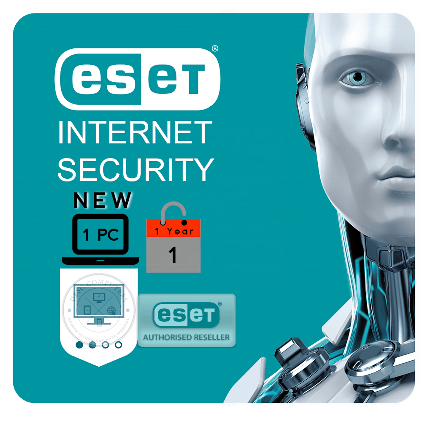 Онлайн 24/7, в наличии, ключ безопасности Интернета ESET (1 шт., 1 год), лицензионный ключ Nod32, антивирусное программное обеспечение ESET NOD32