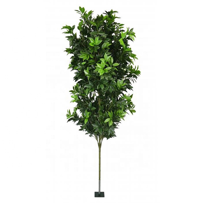 Hourpark evergreen trees high quality fiber glass plastic large artificial decorative tree