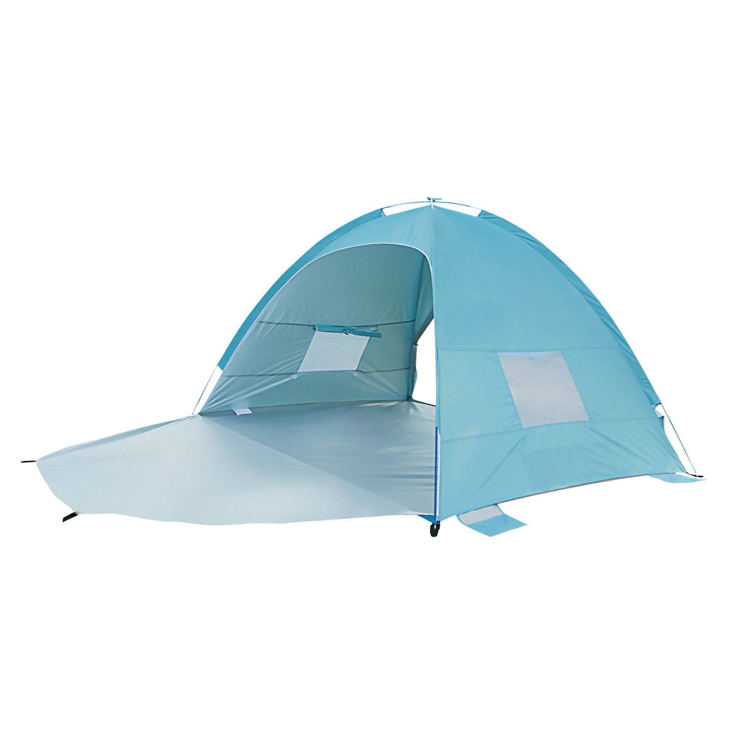 #35 2020 Top selling Factory Beach Tent Sun Shetler Pop up Shade For Outdoor Camping(Light Blue)