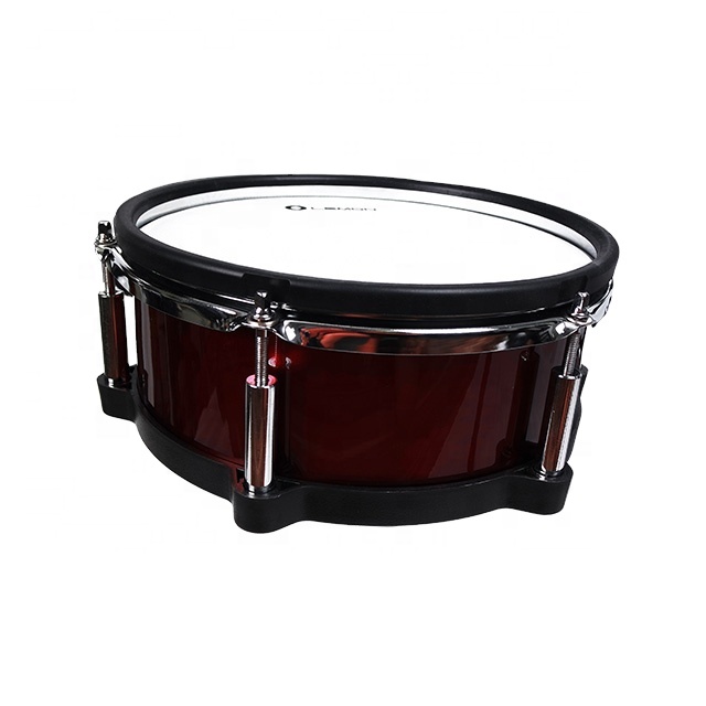 Lemon drum pad 10" dual zone wooden mesh drum pad for electronic drum with Tom holder & Clamp