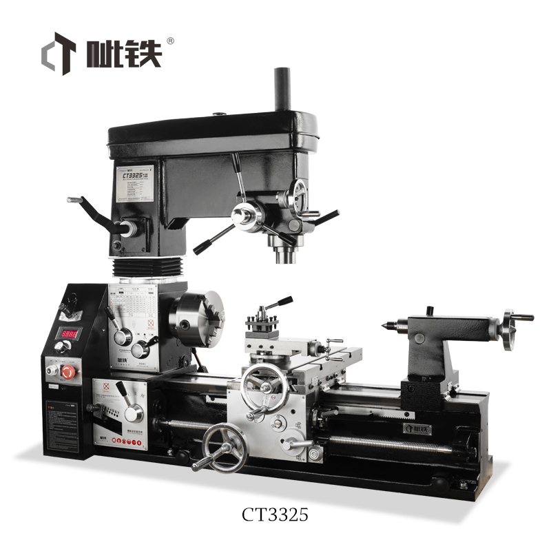 Multi-Purpose Machine Small Mill Lathe Combo CT3325 Lathe Drilling and Milling Machine Lathe Machine Price