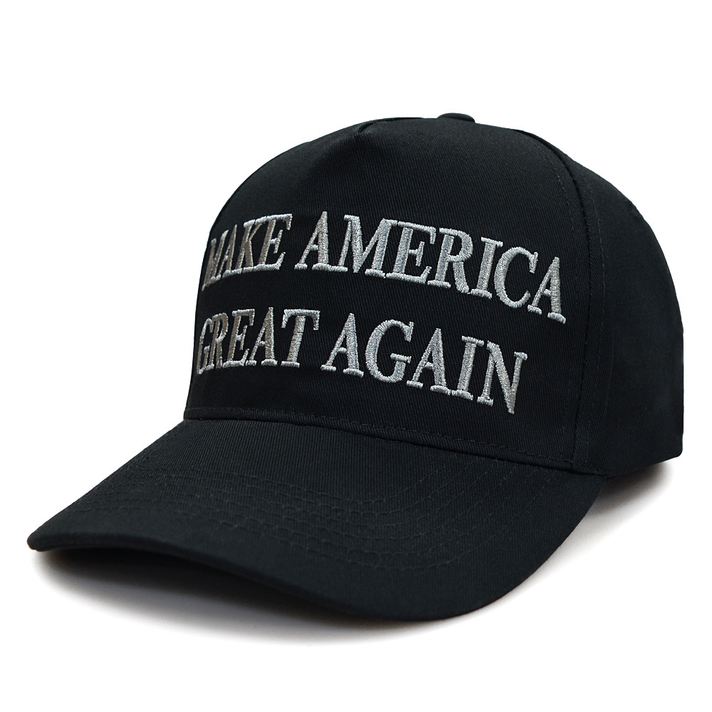 New Election Campaign Caps 100% Cotton Never Surrender Hat Make America Great Again Baseball Cap Black Red MAGA Hats