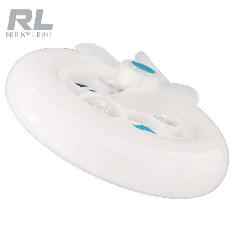 Rocky-Light 45W bedroom children's room multifunctional colorful fan LED UFO light