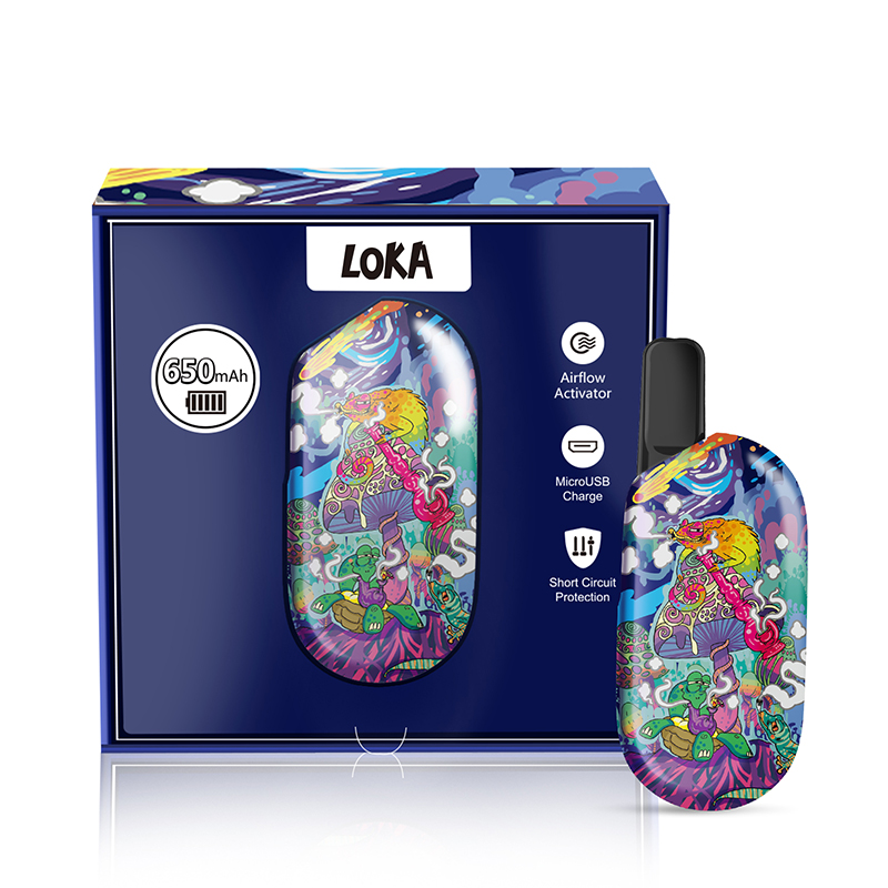 2021 USA Top selling vape pen 650mah LOKA preheat cbd pen battery fast shipping