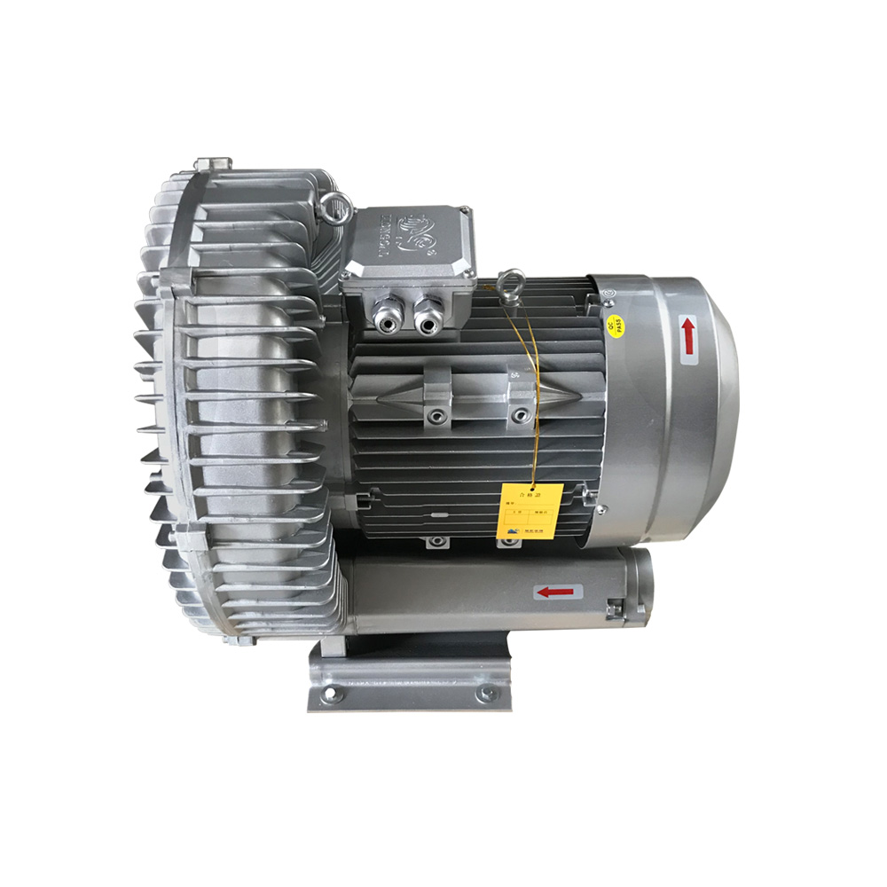 7.5hp 5.5kw одноступенчатый вакуумный насос бокового канала воздуходувки для текстильной мельницы