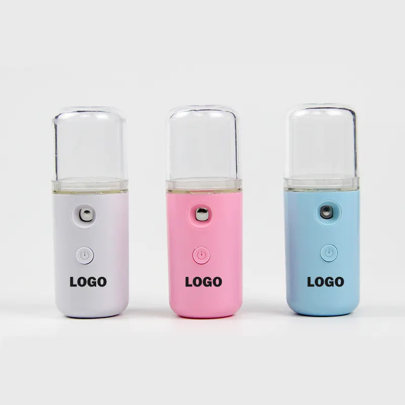 USB Rechargeable Facial Mister Mini Nanospray Mister Face Nano Mist Spray Beauty Bottle Nano Sprayer