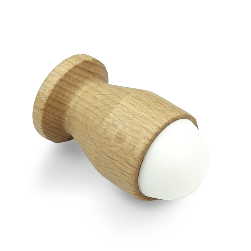 Wall Mounted Wooden Door Stopper Round Rubber Door Stop