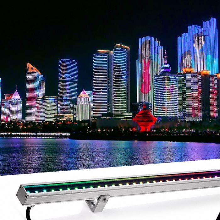 УФ DMX фасадная Светодиодная лента, светодиодная rgb трубка