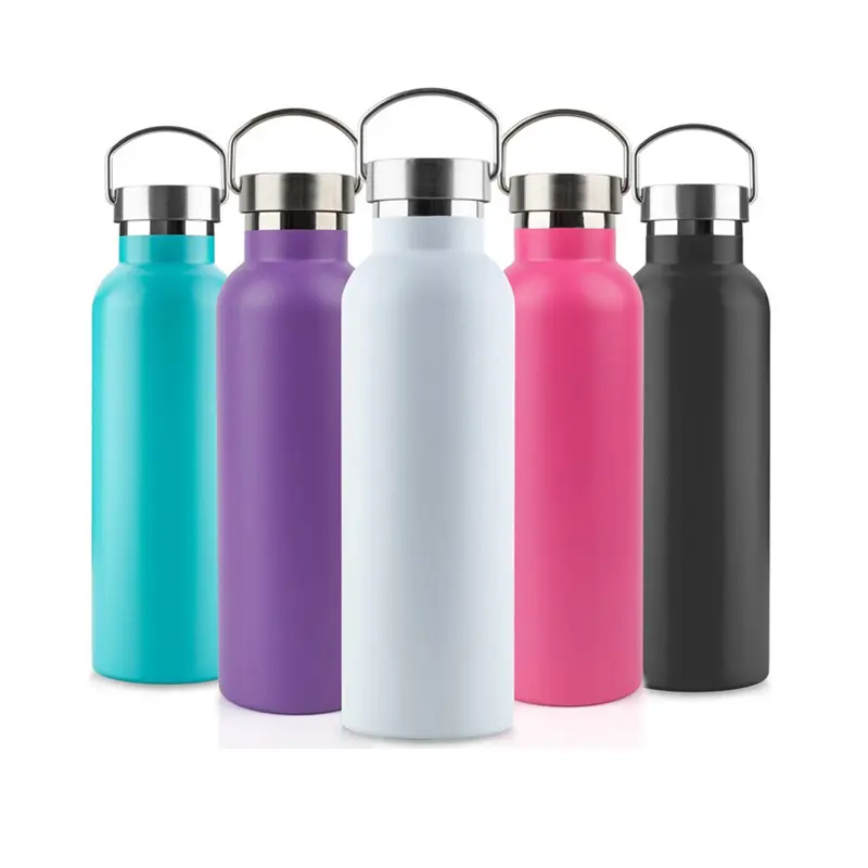 2021 Popular Products High Quality 304 Double Wall Stainless Steel 750ml Insulated Vacuum Sport Bottle Flask Sport Water Bottle