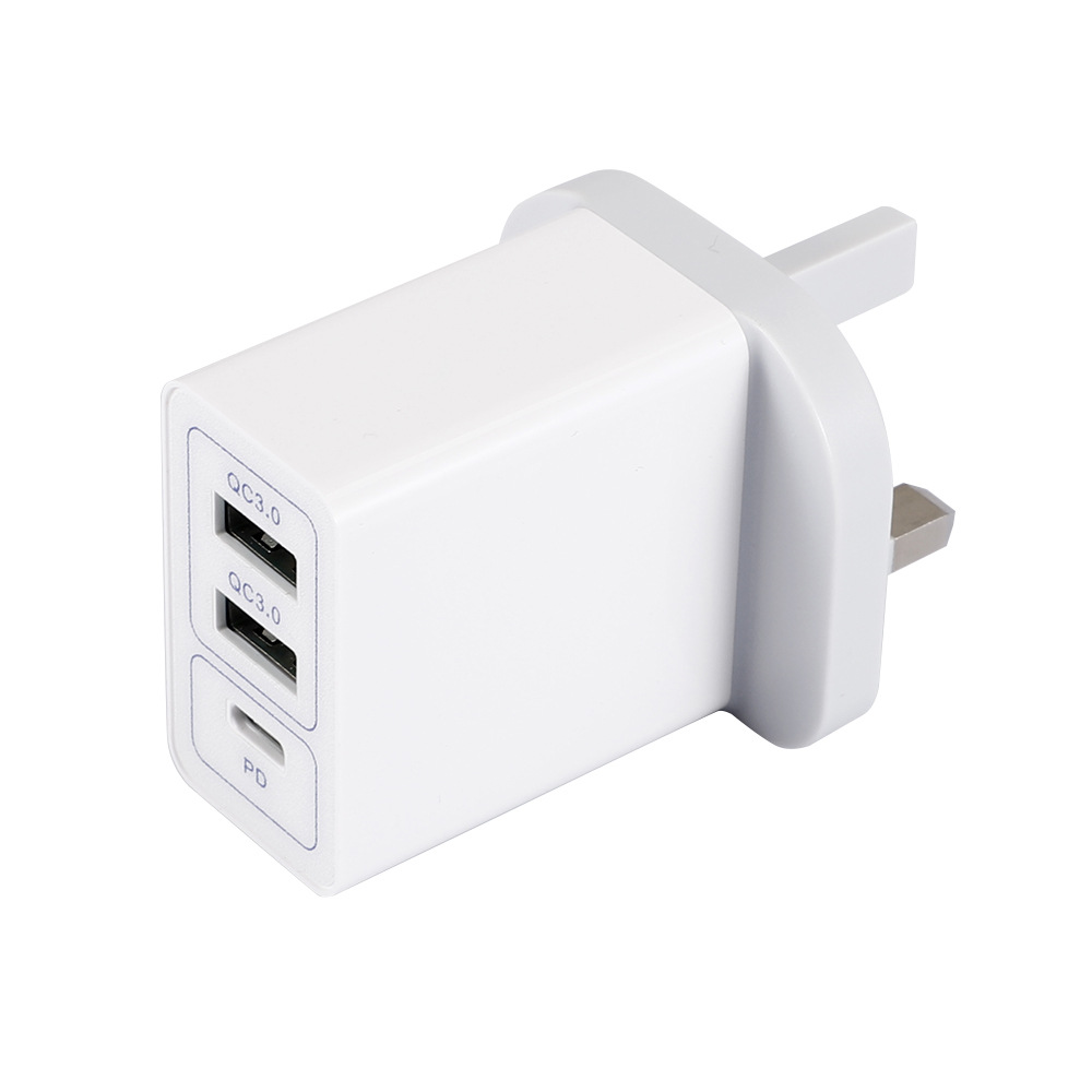 Новое поступление, 36 Вт Сетевое зарядное устройство с двумя портами QC3.0 Type-c PD для быстрой зарядки мобильных телефонов