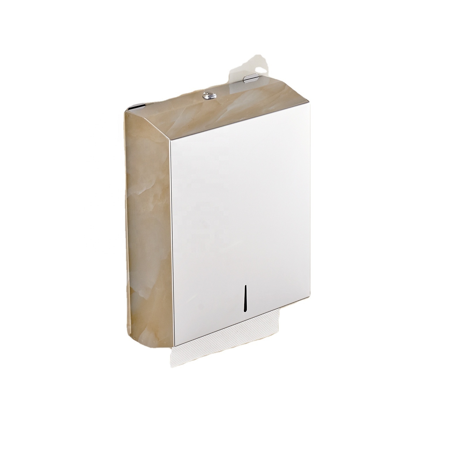314 Stainless steel waterproof paper towel dispenser wall mounted Tissue box dispenser