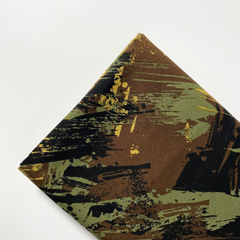 100 cotton TC print fabric camouflage fabric manufacturer in china