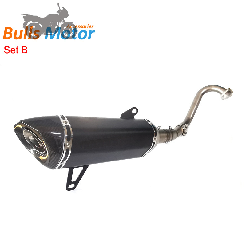 Полный выхлопной коллектор для Yamaha Xmax 300 x max 25, выхлопной коллектор Xmax 250, карбоновый глушитель для коллектора Xmax300 Escape 2017-2019
