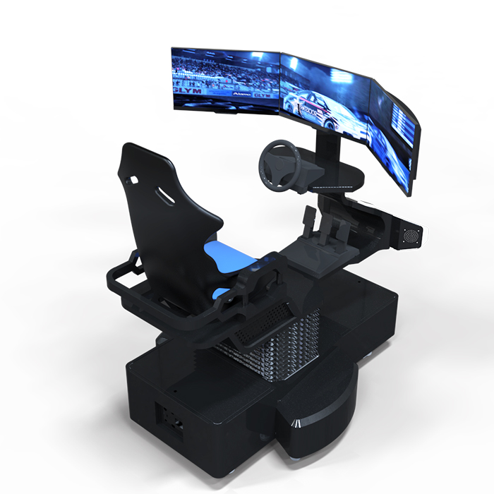 Симулятор виртуальной реальности 9D VR, гоночный симулятор вождения, аркадная игровая машина VR, трехосевой гоночный автомобиль